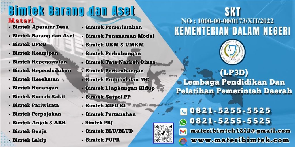 Jadwal Bimtek Aset
